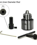 Quick Change Drill Chuck Kit With 2.3mm And 3.17mm Brass Shafts Mini Sport Shaft Clamp Drill Adapter For 0.3mm To 4mm Drill Bits Includes Hex Wrench