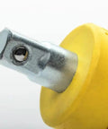 Close-up of Eshok Guard One Quarter Inch Socket Isolator With Square Drive Female To Male Two And One Eighth Inch Overall Length Non Sparking