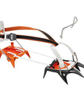 IRVIS Hybrid LeverLock Universal Crampons for glacier trekking and ski mountaineering with 10-point front and Antisnow tech
