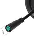 Close-up of connector for Locking LCD Scooter Dashboard With Speedometer Battery Gauge And Brushless Controller For Kukirin M4Max Electric Scooters