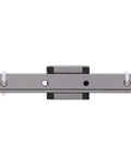 Heavy Duty 110mm Steel Linear Guide Rail Slider Block For Automation Equipment CNC Machinery And Precision Motion Systems Compact Yet Rugged Miniature Slide Built To Last With Smooth Accurate Movement, front view