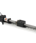 High Precision Linear Guide Rail Kit With Stepper Motor Ball Screw Motion Module For CNC Machines And 3D Printers Built Pro Grade Bearing Steel For Rock Solid Stability Ultra Low Friction Quiet Operation No Stick Slip Smooth Accurate Motion System, front view