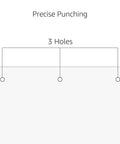 Three Hole Punch For Home Office With Easy Clean Tray Punches Up To 10 Sheets At Once Durable Metal Construction Sleek Black Finish