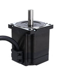 Closed-loop NEMA 34 stepper motor with black housing and silver shaft, single unit