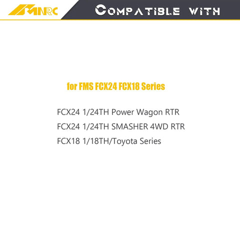 Steel Helical Gear Set 12T 24T Upgrade Kit For 1X24 FMS FCX24 FCX18 RC Cars compatibility information