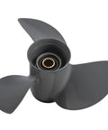 Aluminum outboard boat propeller for 35 to 60 HP motors three blade right hand rotation gearcase thirteen spline 11-1/8 inch