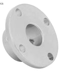 Rigid Flange Shaft Coupler Set 2 Pack 18mm Flange, 12mm Bore, M4 Motor Shaft Coupler Connector, plated steel, CNC use