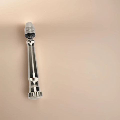 Chrome Aluminum Hand Drill from Needle Nose Hand Drill Kit With PCB Mini Drill Bits