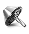 Side view of 6 Inch Bull Nose Live Center MT3 for Lathe 75 Degree Morse Taper 150 mm Diameter Heavy Duty Alloy Steel Heat Treated Rc 60 62
