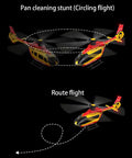 Beginner Friendly RC Helicopter With Optical Flow Positioning, Altitude Hold, 6CH Gyro Stabilization performing stunts
