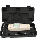 Push Pull 500N Analog Dynamometer Handheld Force Tester For Electronics And Auto Parts Rugged Ergonomic Lightweight Design Precise 2.5N Increments Durable Portable Gauge For Lab And Field Use in case with accessories