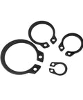 Grab These 50 Pc C Type External Circlip Rings Made From Tough Carbon Steel For Quick Shaft Install And Secure Gear Holds Perfect For Shop Pros, various sizes.