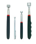 heavy duty magnetic pickup tool set with four telescoping wands for metal debris recovery in tight spaces