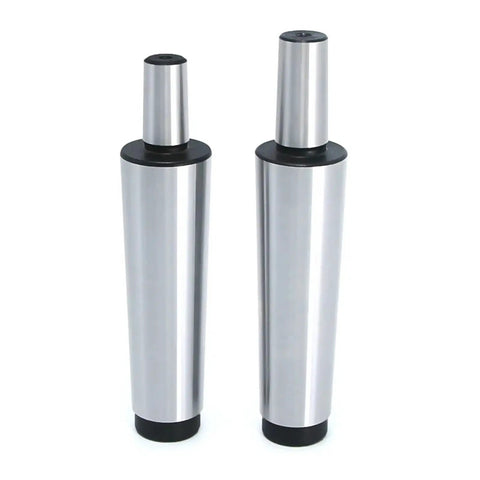 Dude, grab this Awesome Morse Taper Shank Drill Chuck Holder For Your MT1 To 5 Lathe Or Milling Machine Tool Set With Bore Sizes From 10mm To 22mm For Serious Drilling Action And Rock Solid Clamping Power In Any Garage Job Today. Two silver Morse taper adapters for drill chucks.