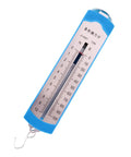 10N Spring Dynamometer Force Gauge Pull Test Meter displaying pull measurements with compact blue design for accurate science labs.