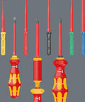 Pro Grade All In One Kraftform Kompakt W 2 Maintenance 35 Piece Tool Set with colorful VDE-insulated Kraftform handles displayed