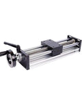 Rock Solid Axis Linear Rail Guide Stage With Ball Screw SFU1605 SFU1610 Handwheel Double Optical Axis 100mm to 500mm Stroke