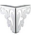 Decorative design of S-Shaped Chrome Furniture Leg 5.9 Inch, Carbon Steel Heavy Duty Replacement For Cabinets And Vanities