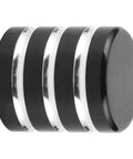 Black and silver Heel Shift Lever Eliminator Cover With Shaft Spacer Sleeve for Harley-Davidson Touring Bikes 1980 Through 2019