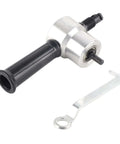 Double Head Sheet Metal Nibbler Cutter Drill Attachment with adjustable cutter heads and tool steel blade for precise metal cutting