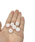30Pcs 2mm Hole Plastic Pulley Wheel Kit With Rubber Transmission Belts For DIY RC Cars Trucks Robots And Planes Includes 13x4mm Pulleys