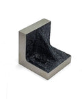 Heavy Duty Cast Iron Angle Plate With Solid Webbed Construction For Precise 90 Degree Angles, Machined To Exact Specs, 2 Inch By 2 Inch