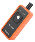 Universal Tpms Tire Pressure Sensor Reset Tool With Rugged Abs Body And Contoured Non Slip Grip For Plug And Play Vehicle Relearn Activation And Rock Solid Daily Garage Performance Across All Trims, orange diagnostic tool.