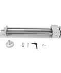 Pro Grade Linear Stage Actuator With XYZ Double Linear Rail And 400mm Ballscrew, manual aluminum slide table with accessories