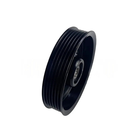 Heavy Duty Serpentine Drive Belt Idler Pulley 23770AA060 for Subaru Outback and XV Crosstrek, black, smooth finish.