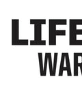 Shield with ribbon symbol and text "Lifetime Warranty" for Heavy Duty 3 Ft Chain Lock With 8mm Links For Bikes And Scooters.
