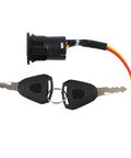 Durable Ignition Switch Lock Replacement for E Bikes Electric Scooters and Tricycles with 2 Wire Key Start, plastic metal build
