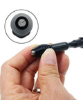 Pin Vise Hand Drill Set With 25 Micro Twist Drill Bits 0.5 To 3.0 Millimeter for precise manual drilling in hand.