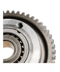 Close-up of Killer One Way Starter Clutch Assembly for Snowmobile and Side by Side, showcasing the drive bearing and gear teeth.