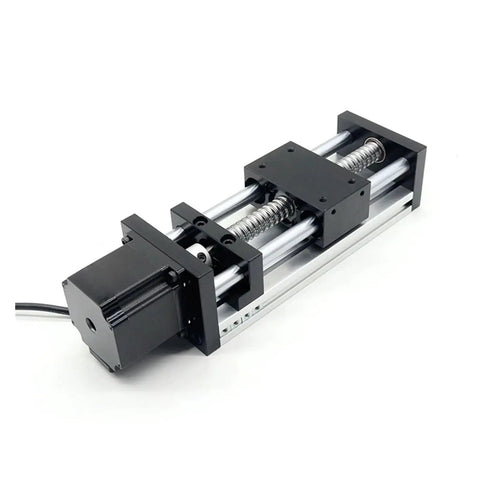 Sliding Table Linear Motion Guide Rail With Ball Screw Kit 1204 1605 1610 for CNC X Y Axes Adjustable Effective Stroke 250mm