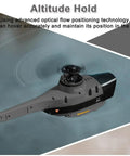 RC Helicopter With Wide Angle Camera For Beginners 2.4G 4CH Easy No Fuss One Button Takeoff And Landing, showing altitude hold feature
