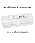 Transparent Longhorn Tactical Organizer for Beast Mode Headlamp Flashlight 2700 Lumens USB Rechargeable L Shape Detachable Mount
