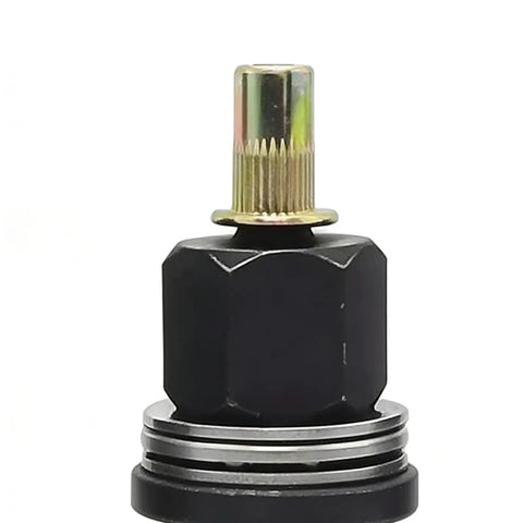 Hardworking Seven Piece Rivet Nut Kit With Carbon Steel Drill Attachments For Quick No Fuss Metalworking And Construction Projects Durable And Versatile For A Wide Range Of Metalworking And Construction Jobs. close-up of black and gold rivet nut drill adapter