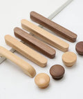 Kickin Style With These Super Snug Modern Walnut Drawer Pulls 10 Pack Real Deal Solid Wood Cabinet Grips Durable Unique Grain Kitchen Handles, assorted styles