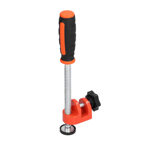 Bad Ass Heavy Duty Straight Edge Clamp For Woodworking, carbon steel tool with ergonomic grip for precise cuts.