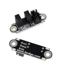 5 Pack Optical Endstop With 1M Cable For 3D Printer Photoelectric Switch Sensor, top and bottom view, showing VCC, GND, SIG labels