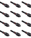 12 Pack Archery Field Points 100 And 125 Grain Screw In Arrow Tips For Recurve Bow, Compound Bow And Crossbow, 8-32UNF Threads