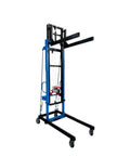 Heavy Duty Portable Mobile Lift Platform With Smooth Steel Caster Wheels To Haul Brick Or Duct Panels Like A Pro Without Breaking A Sweat On Any Job Site.