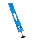 Heavy Duty Adjustable Cutting Base Guide Compatible With Circular Saw Milling Positioning Clamps And Two Way Reverse Buckle, blue plastic design.