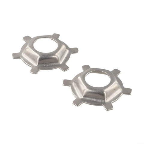 Heavy Duty Prop Nut Tab Washer Kit For Mercury 65 To 225Hp Outboard Motors tough copper steel washer close-up view.