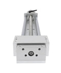 Pro Grade Linear Stage Actuator With XYZ Double Linear Rail And 400mm Ballscrew, Manual Sliding Table For DIY Router Controller, front view