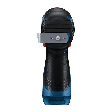 Rear view of 12V Max Brushless 1 Quarter Inch Hex Two Speed Screwdriver Bare Tool showcasing the handle design and material