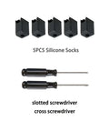Must-Have 3D Printer Nozzle Wiper Kit All-In-One Maintenance Set for P1P P1S X1 X1C X1E with 5 silicone socks and screwdrivers