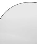 Close-up of the polished mirror base of the Slick Spinning Eight Inch Motorized Display Turntable Stand.