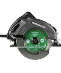 Beefy Corded Circular Saw Kit For Pros With Seven And A Quarter Inch Blade, 6800 RPM No Load Speed, Model C7UR, side view