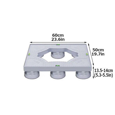 Heavy Duty Appliance Roller Stand With Six Smooth Rolling Caster Wheels For Washers And Dryers Anti Vibration Mobile Base 60cm x 50cm